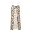 The Nina Studio Animal-print Top In Multicolor