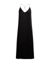 The Nina Studio Woman Maxi Dress Black Size M Silk