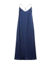 The Nina Studio Woman Midi Dress Navy Blue Size L Polyester
