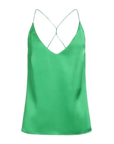 The Nina Studio Woman Top Green Size 8 Polyester