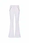 The Noli Shop Allegra Bootcut Jean - White In White