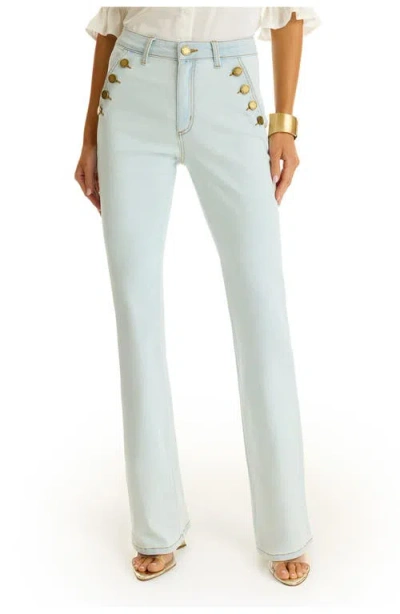 The Noli Shop Allegra Bootcut Jean In Blue