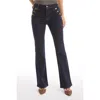 The Noli Shop Allegra Bootcut Jean Petite In Black