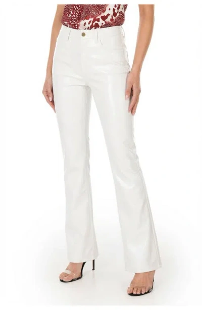 The Noli Shop Aria Flare Jean In White