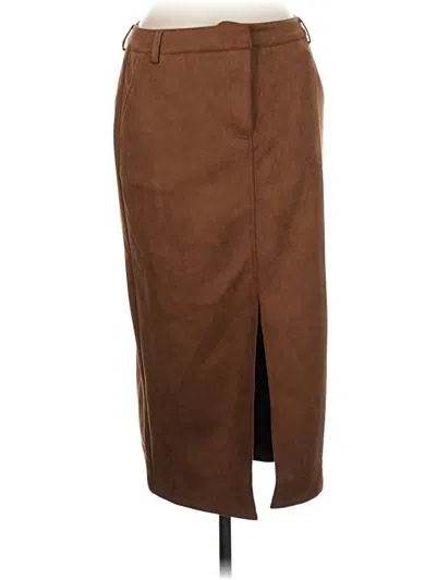 Pre-owned The Noli Shop Casual Skirt In Brown