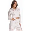 The Noli Shop Celeste Jean Jacket In White