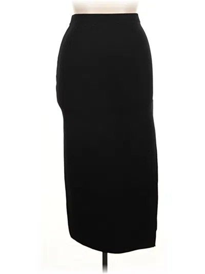 The Noli Shop Formal Skirt In Black