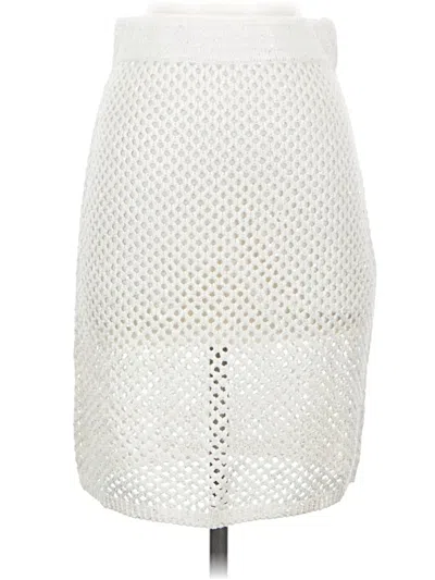 The Noli Shop Formal Skirt In White