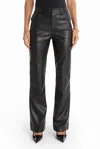 The Noli Shop Jackie Leather Pant In Black