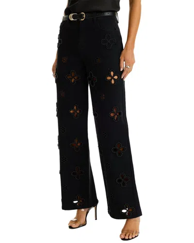 The Noli Shop Kaia Pearl High Rise Jean In Black
