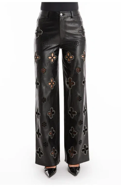 The Noli Shop Kaia Pearl High Rise Jean In Multi