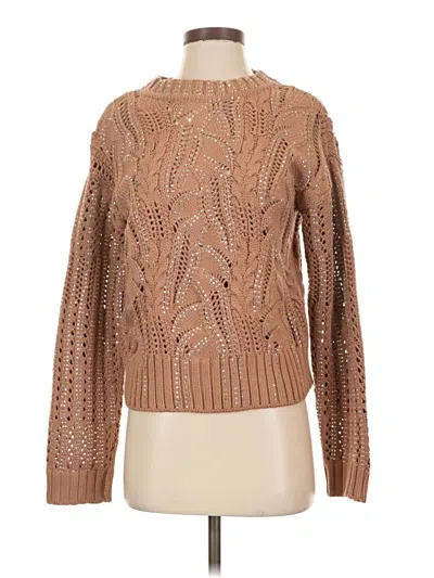 Pre-owned The Noli Shop Pullover Sweater In Brown