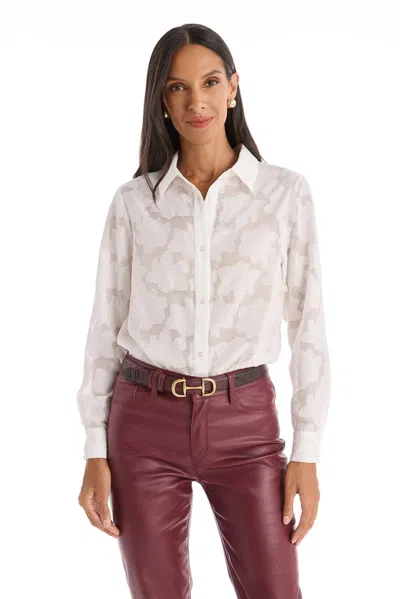 THE NOLI SHOP STELLE BUTTON UP - WHITE