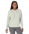 The Normal Brand Active Puremeso Dolman Hoodie Women's Sage Pullover Gbo80 In Green