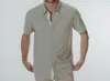 The Normal Brand Active Puremeso Short Sleeve Button Down Shirt In Sage In Multi