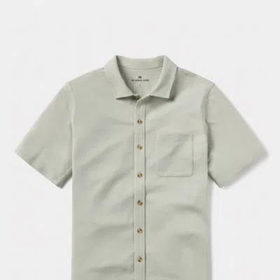 The Normal Brand Active Puremeso Weekend Button Down Shirt In Yellow