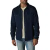 The Normal Brand Big Jake Cotton Blend Button-up Shirt Jacket In Blue