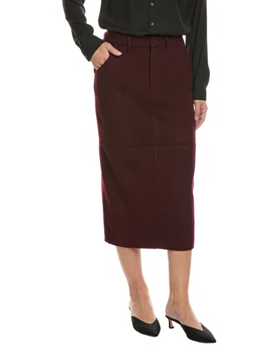 The Normal Brand Brightside Wool-blend Mini Skirt In Brown