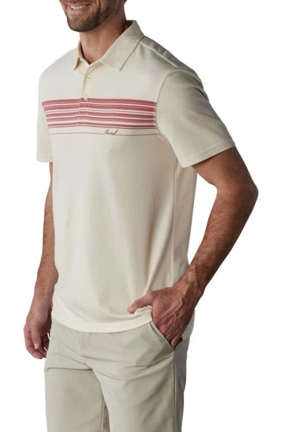 The Normal Brand Chip Piqué Polo In Red