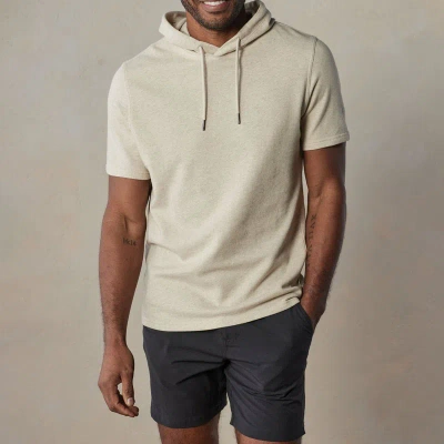 The Normal Brand Cole Terry Athletic Hoodie In Brown