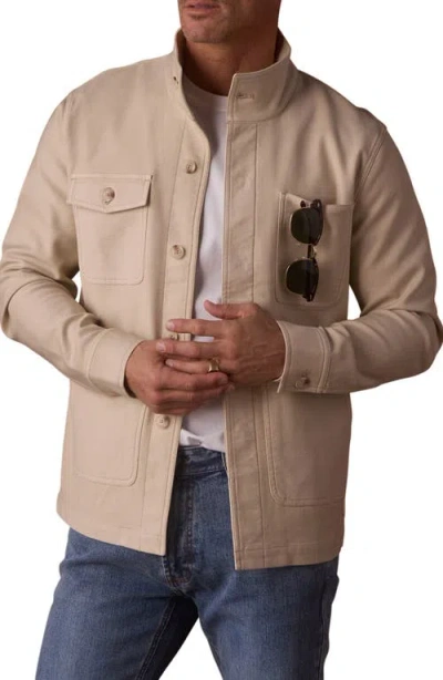 The Normal Brand Comfort Terry Cloth Chore Coat In Brown