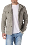 The Normal Brand Comfort Terry Cloth Chore Coat In Moss