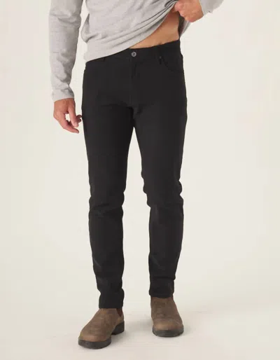 The Normal Brand Comfort Terry Pant In Black