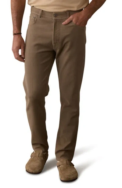 The Normal Brand Comfort Terry Straight Leg 5-pocket Pants In Medium Wash