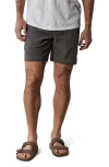 The Normal Brand Comfort Terry Utility Shorts In Black