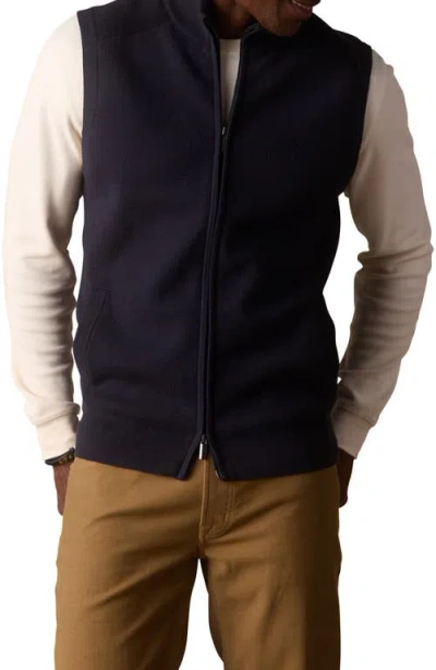 The Normal Brand Coopers Landing Sweater Vest In Blue