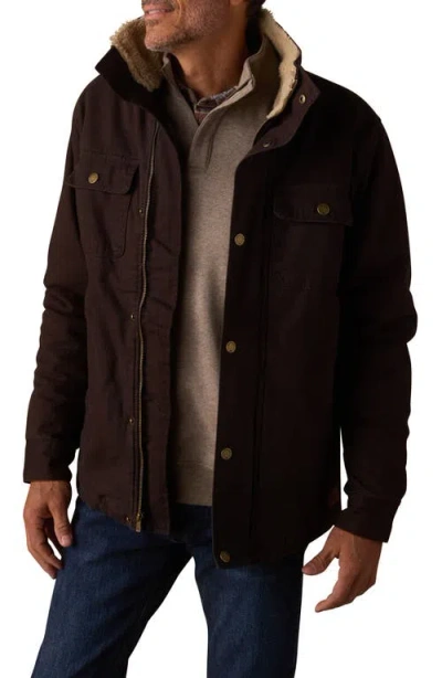 The Normal Brand Cotton Canvas Chore Coat In Brown