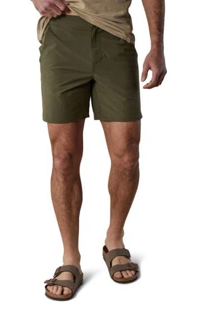The Normal Brand Dockside Shorts In Olive