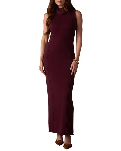 The Normal Brand Eloise Column Dress In Animal Print