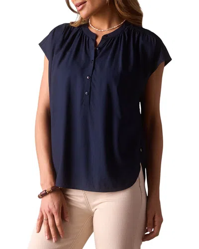 The Normal Brand Estella Blouse In Blue