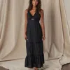 THE NORMAL BRAND EVIE TIERED MAXI SUNDRESS
