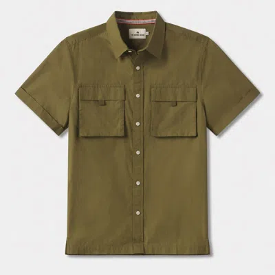 The Normal Brand Expedition Shirt In Pine Needle