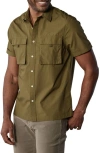 The Normal Brand Expedition Shirt In Pine Needle