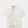 The Normal Brand Freshwater Camp Shirt In White