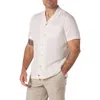 The Normal Brand Freshwater Cotton Camp Shirt In Oasis Ivory
