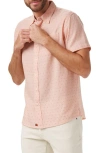 THE NORMAL BRAND FRESHWATER SHORT SLEEVE BUTTON-UP SHIRT