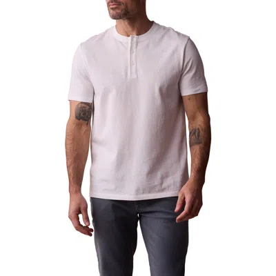The Normal Brand Henley T-shirt In White