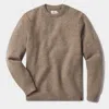 The Normal Brand Homebound Crewneck Sweater In Toasted Chestnut