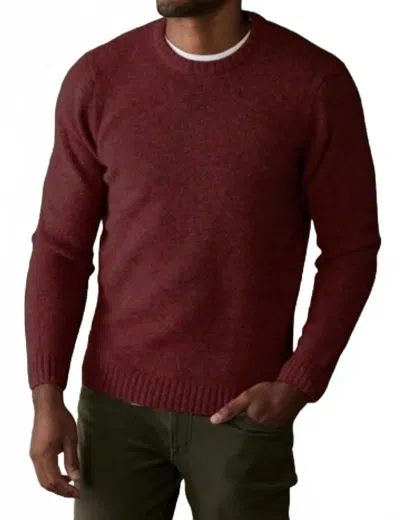 The Normal Brand Homebound Crewneck Sweater In Redwood In Multi