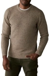 The Normal Brand Homebound Crewneck Sweater In Toasted Chestnut