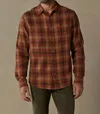 The Normal Brand Hudson Double Brushed Flannel Shirt In Glaze Plaid In Multi