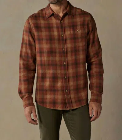 The Normal Brand Hudson Double Brushed Flannel Shirt In Glaze Plaid In Multi