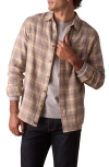 The Normal Brand Hudson Flannel Button-up Shirt In Neutral