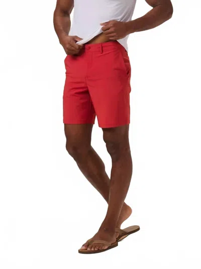 The Normal Brand Hybrid Short In Spice In Red