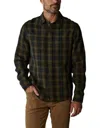 The Normal Brand Jackson Button Up Shirt In Cypress Plaid In Multi
