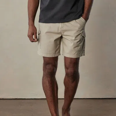 The Normal Brand James Canvas Cargo Short In Neutral